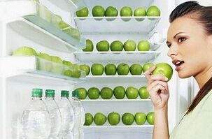 groene appels en water voor gewichtsverlies met 10 kg per maand