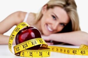 appel en centimeter voor gewichtsverlies