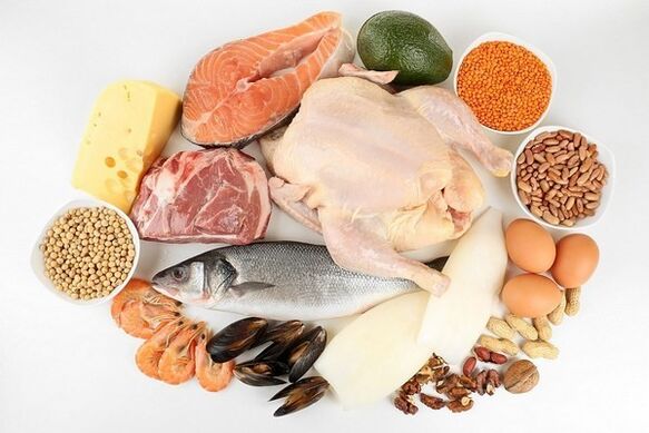 Eiwitrijk voedsel voor het boekweitproteïnedieet