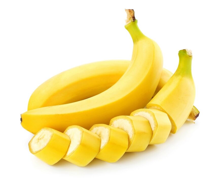 Voedzame bananen kunnen worden gebruikt bij het maken van smoothies voor gewichtsverlies