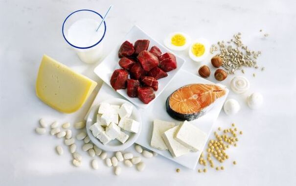 zuivelproducten en vlees