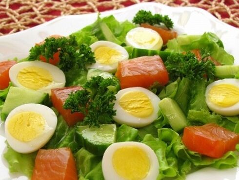 salade voor het maggi-dieet